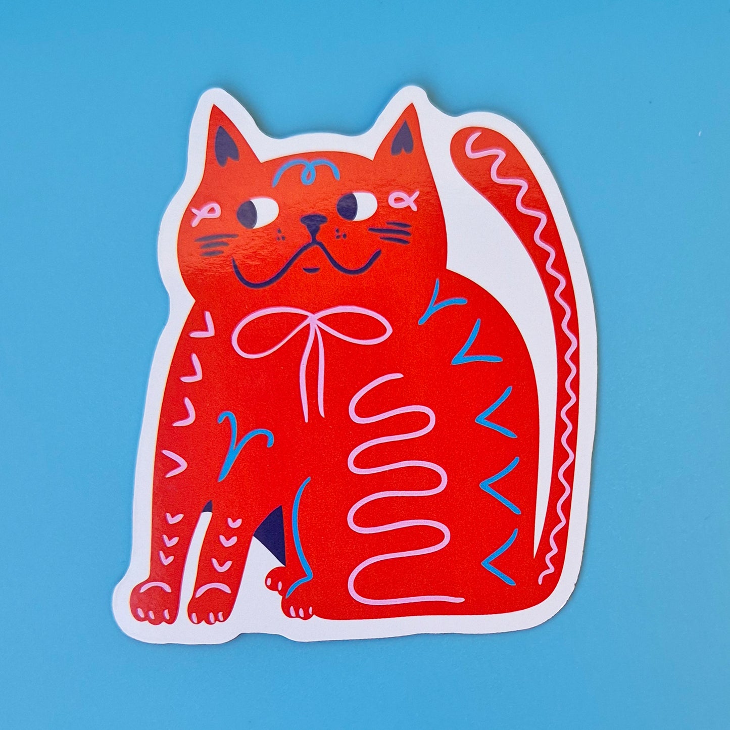 Fridge Magnet - Red Cat