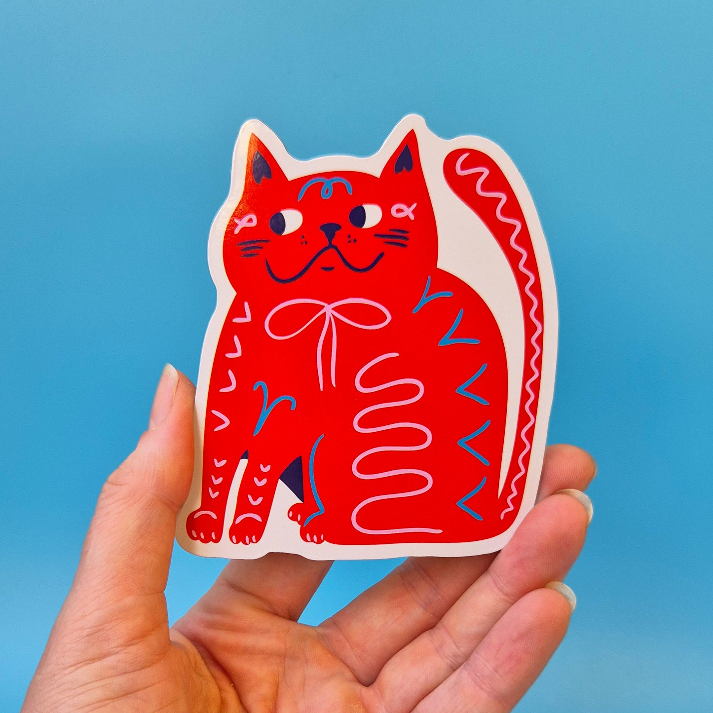 Fridge Magnet - Red Cat