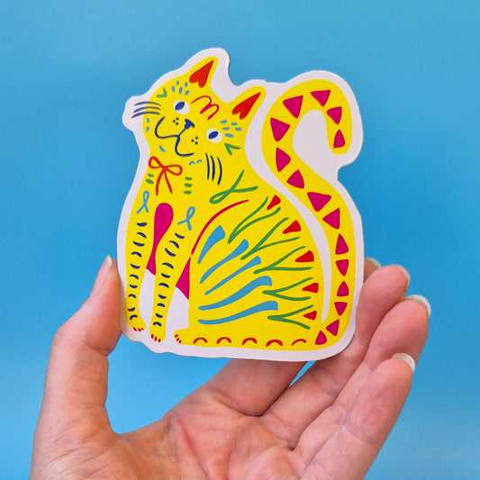 Fridge Magnet - Yellow Cat