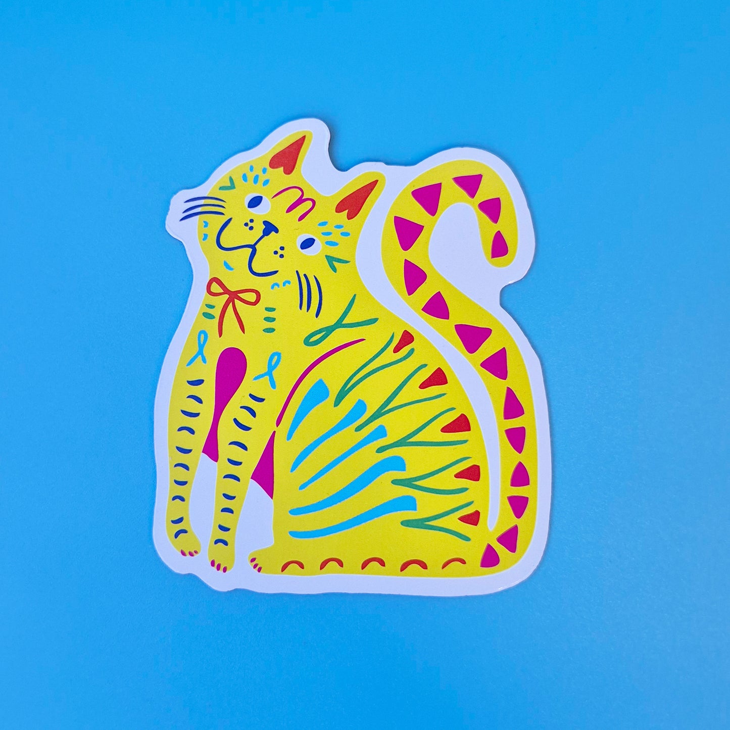 Fridge Magnet - Yellow Cat
