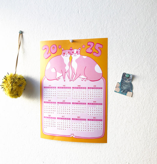 Newsletter Freebie - A4 Poster 2025 Calendar