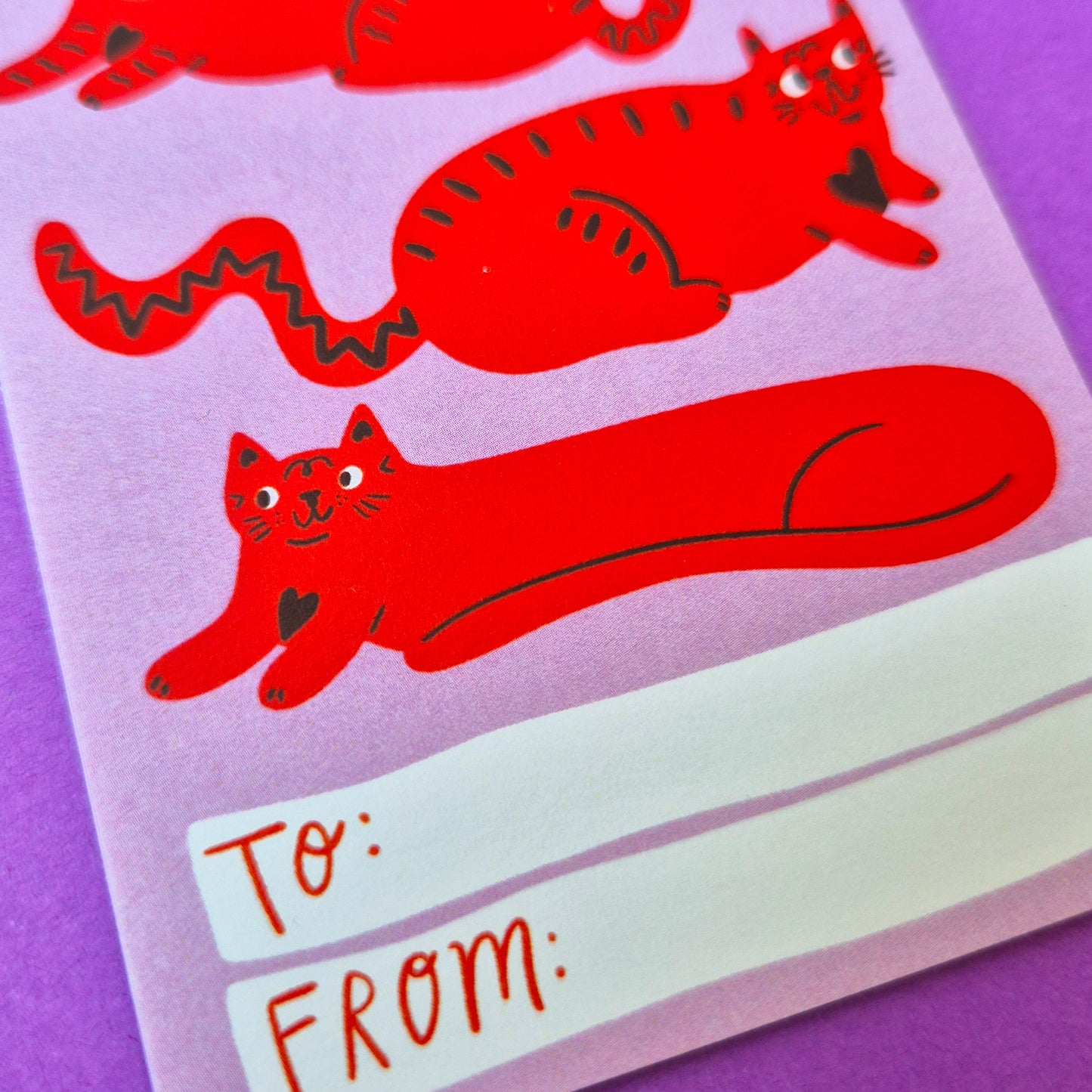 Gift Tags - Three Red Cats