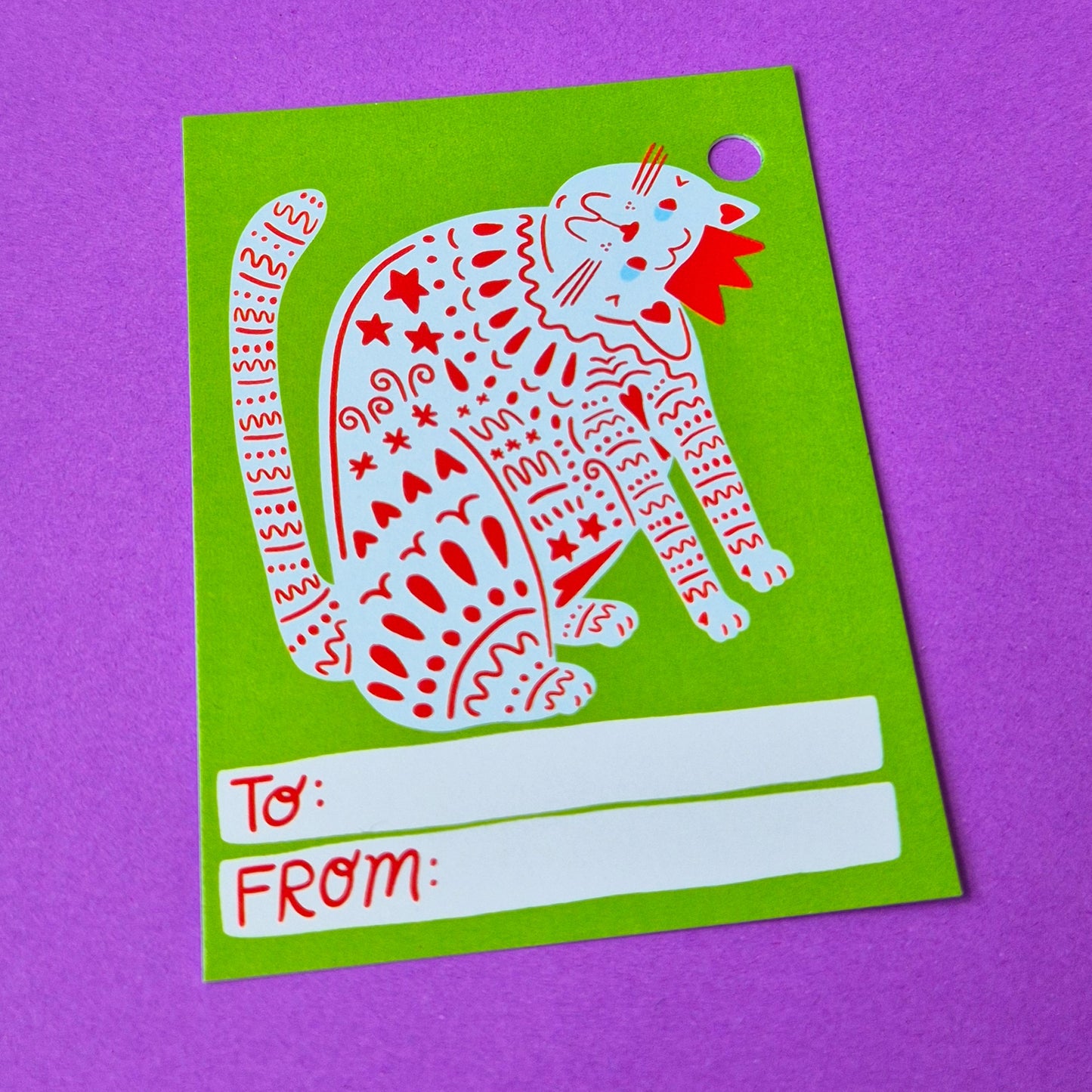 Gift Tags - Christmas Cat