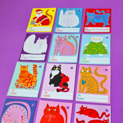 Gift Tags - 15 Different Cats