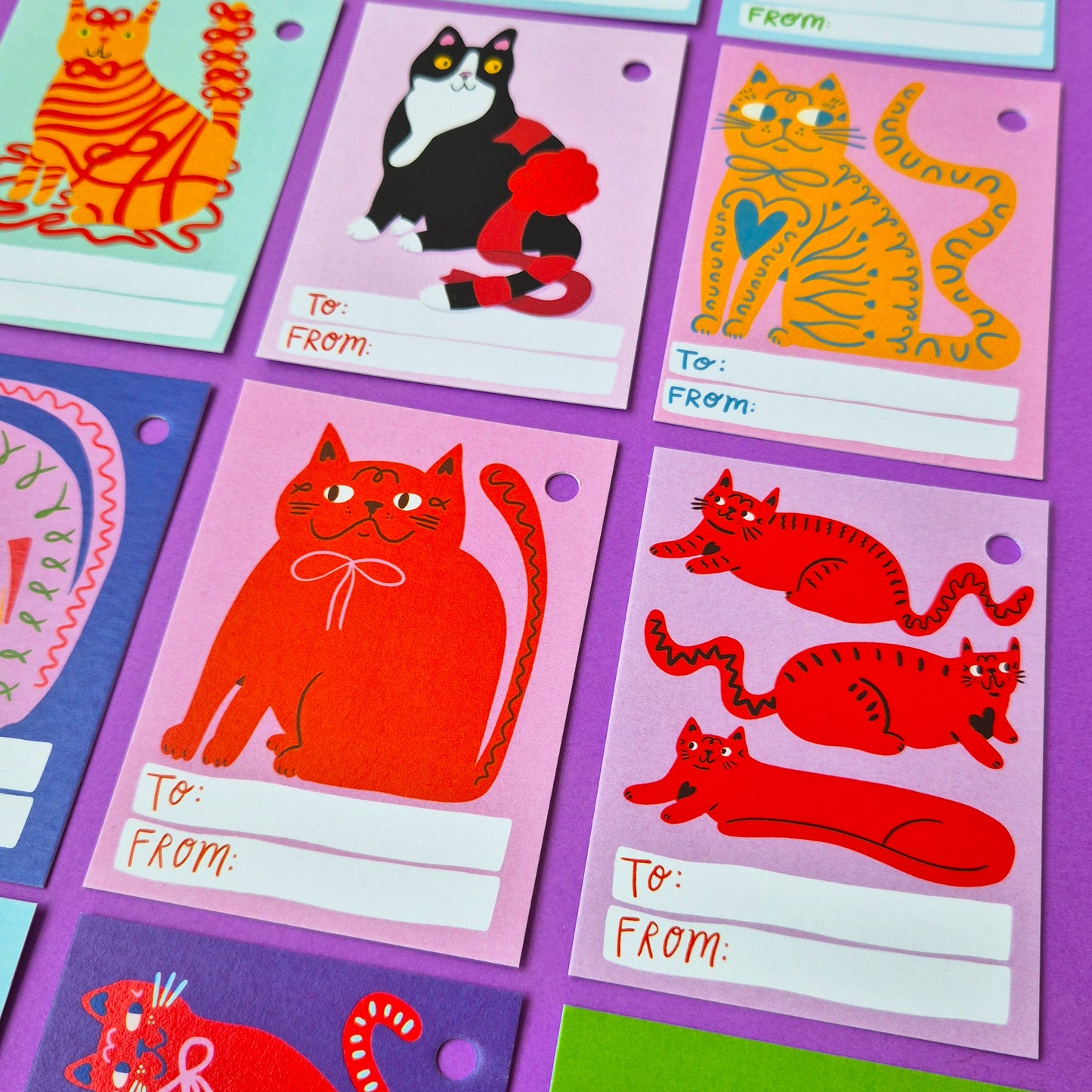 Gift Tags - 15 Different Cats