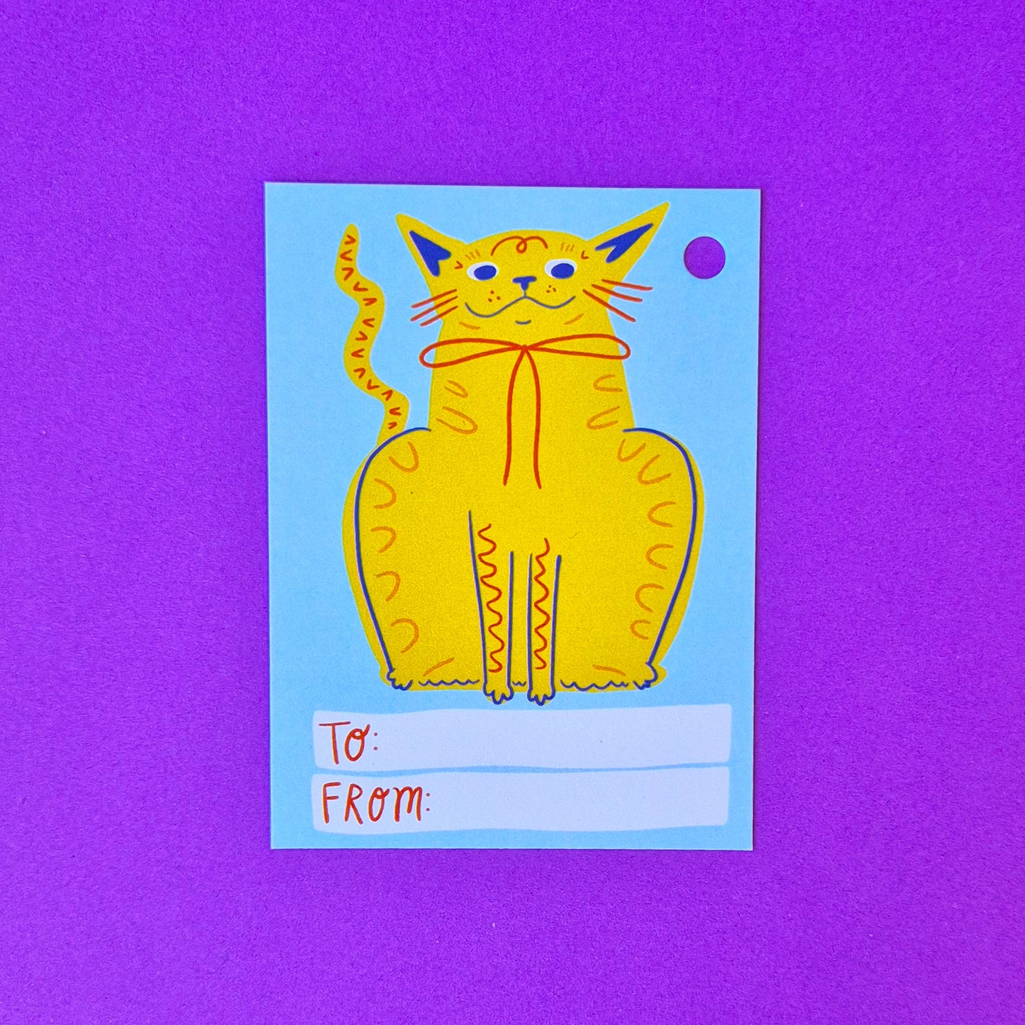 Gift Tags - Yellow Cat