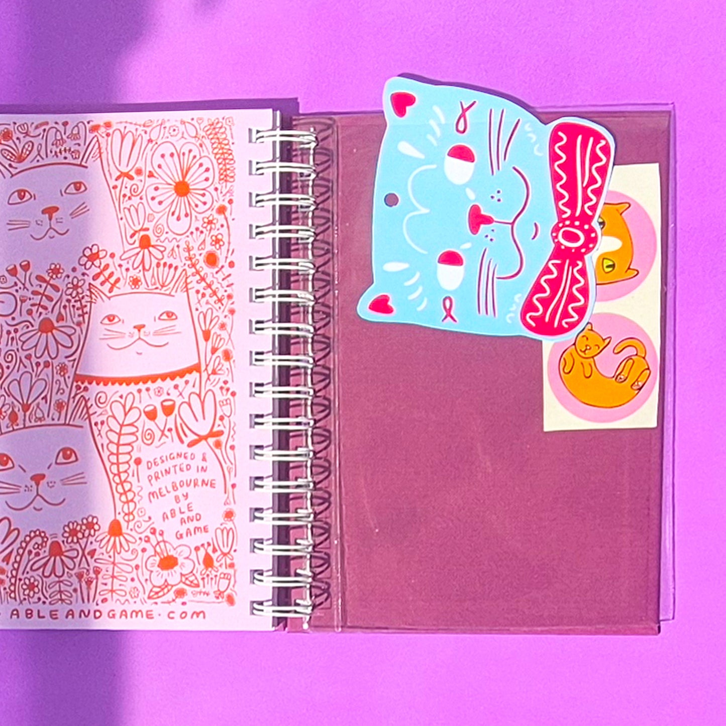 Bullet Journal - Gold Kitty Cover