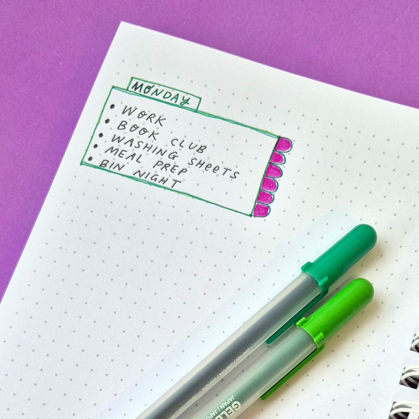 Bullet Journal - Gold Kitty Cover