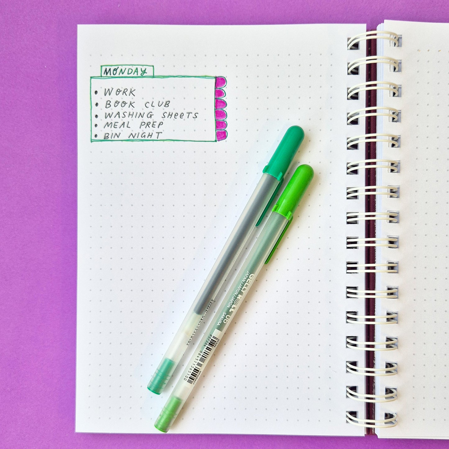 Bullet Journal - Gold Kitty Cover