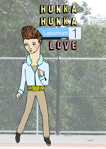 Hunka Hunka Laburnum Love - Greeting Card