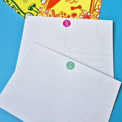 12 Pack Postcards - Flower Cats