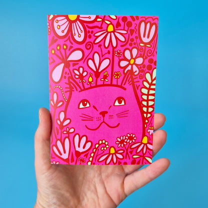 12 Pack Postcards - Flower Cats