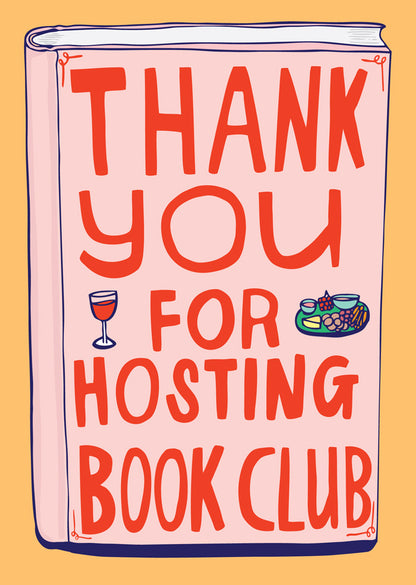 Thank You For Hosting Book Club