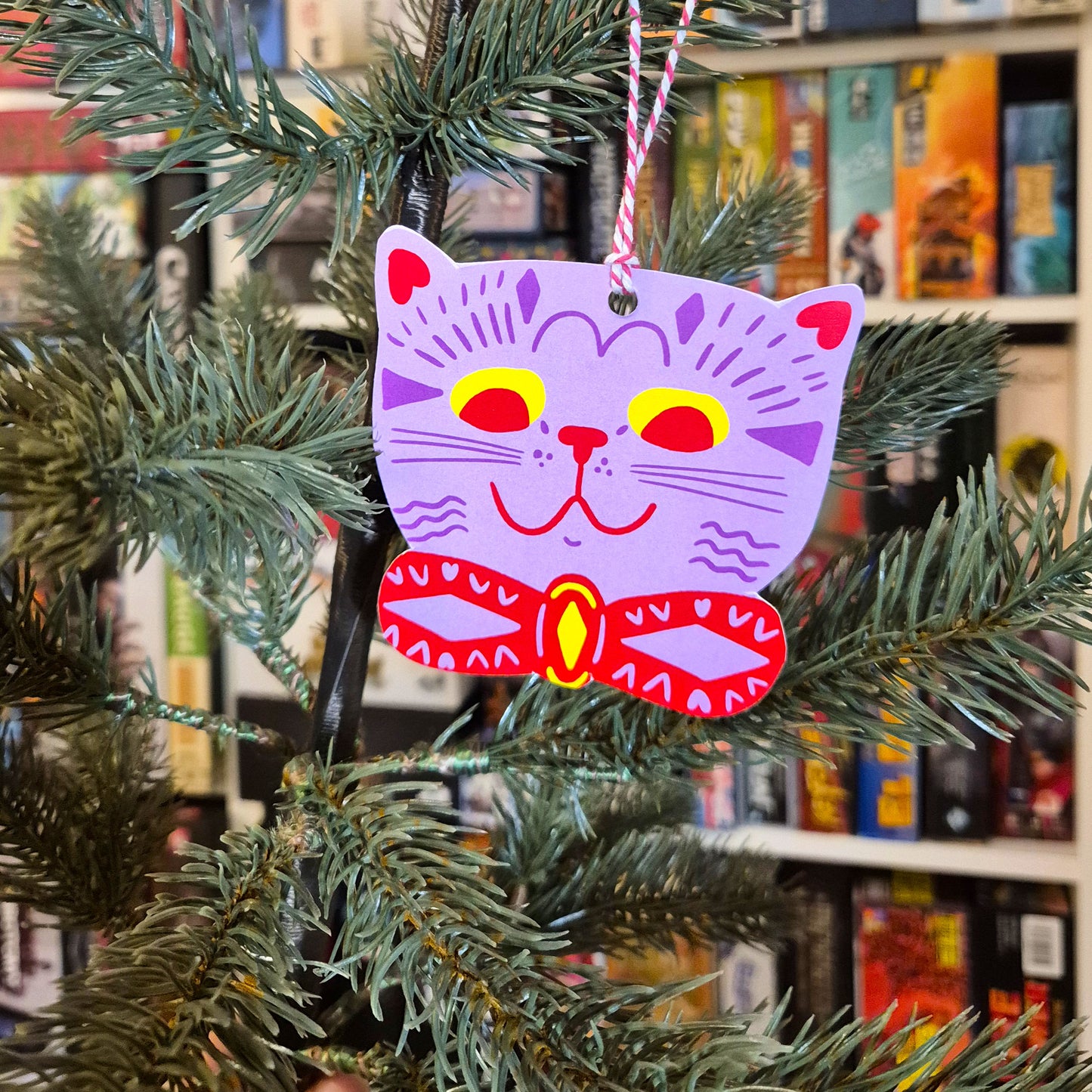 Kitty Tree Decorations - Four Designs To Cut Out And Hang