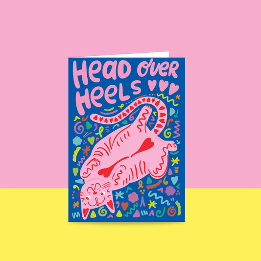 Head Over Heels - Greeting Card