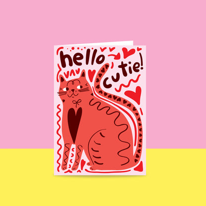 Hello Cutie - Greeting Card
