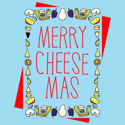 Merry Cheesemas - Christmas Card