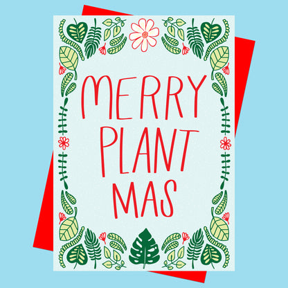 Merry Plantmas - Christmas Card