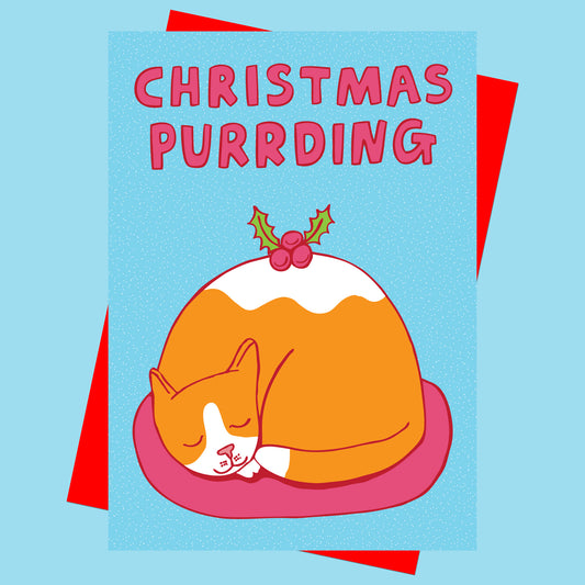 Christmas Purrding - Christmas Card