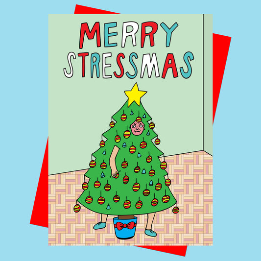 Merry Stressmas - Christmas Card